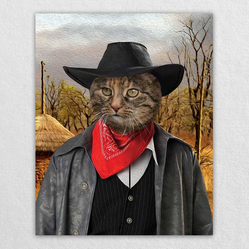 Cool Cowboy Period Pet Portraits