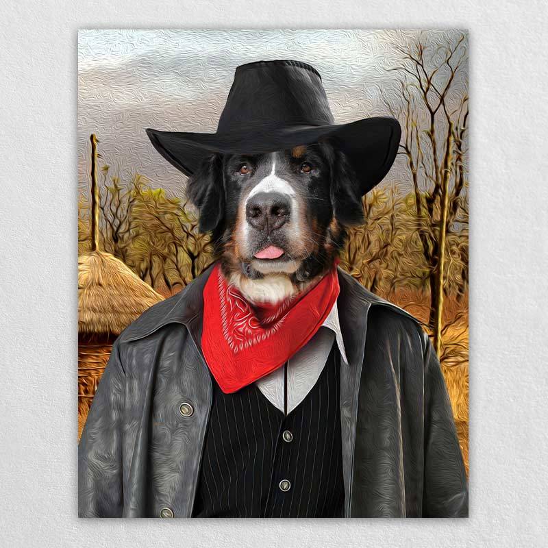 Cool Cowboy Period Pet Portraits