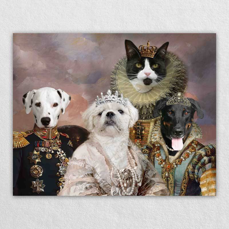 Custom Elizabethan Pet Portraits Artwork