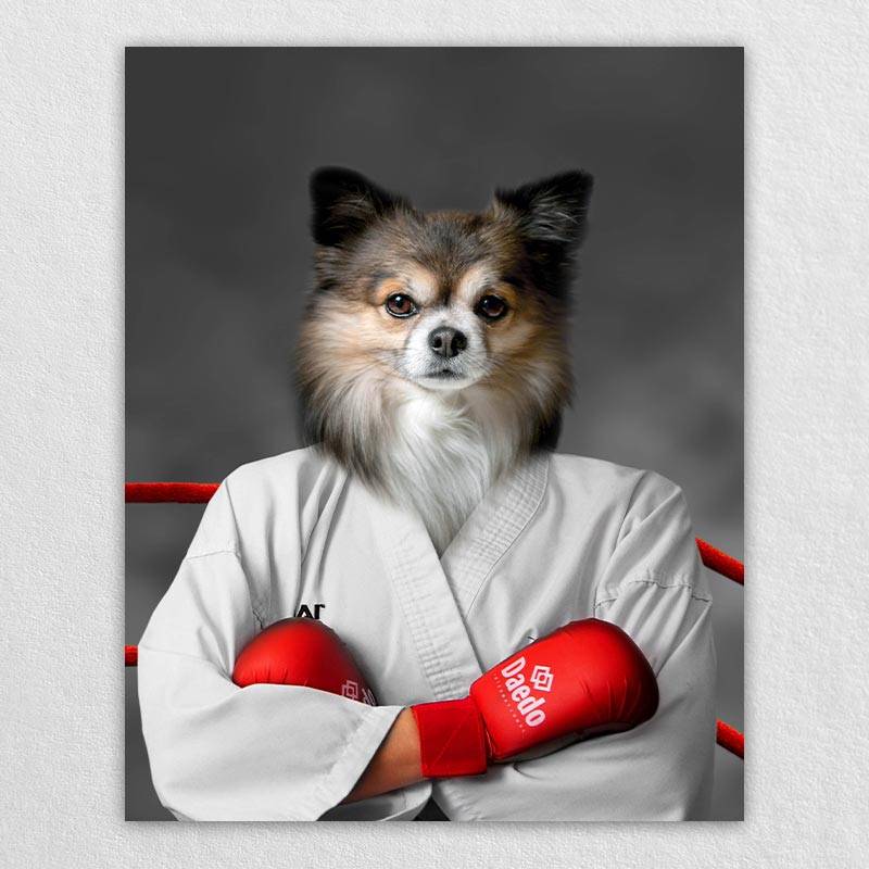 Your Pet In A Portrait To Be A Boxer