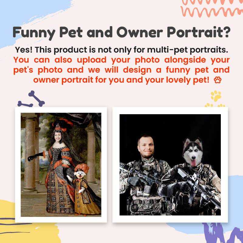 Warrior Portrait Gifts With Pet Pictures