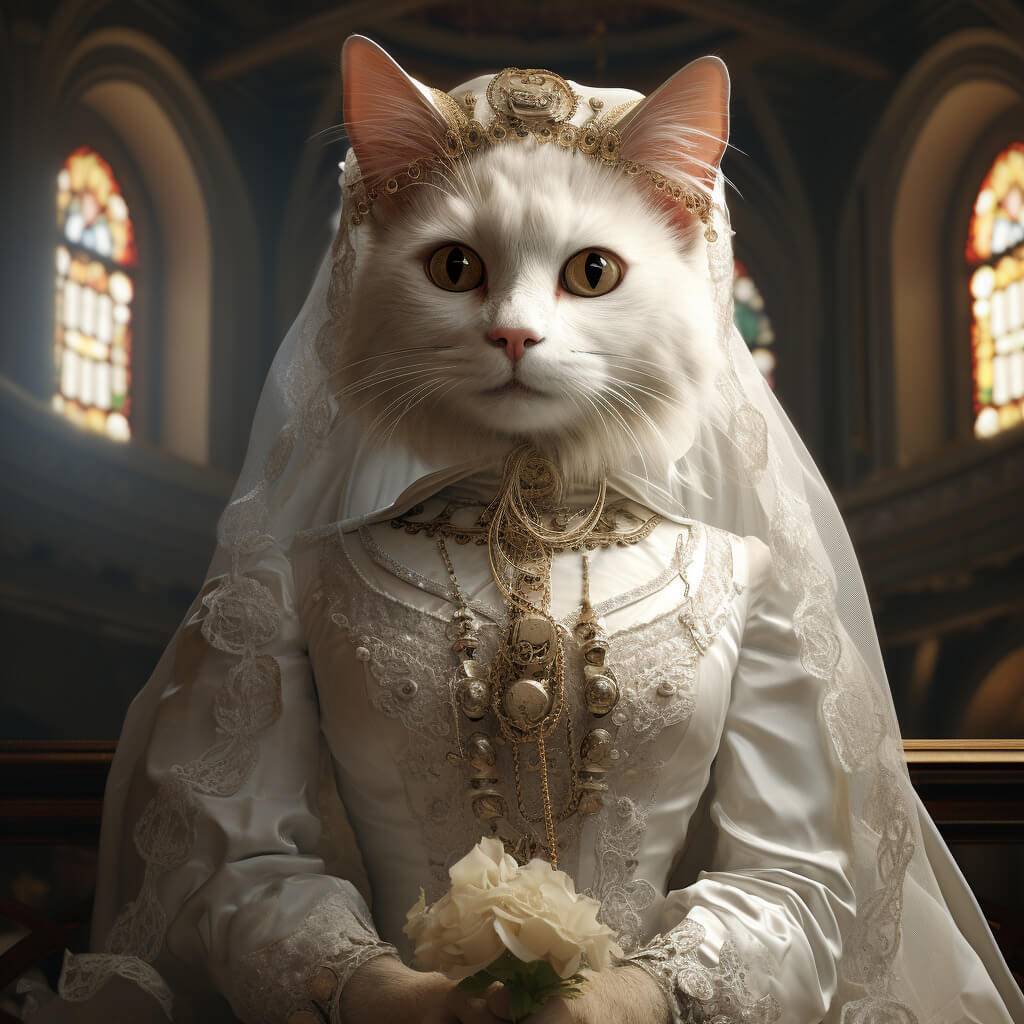 Paintings Of Brides Portrait Dogs And Cats