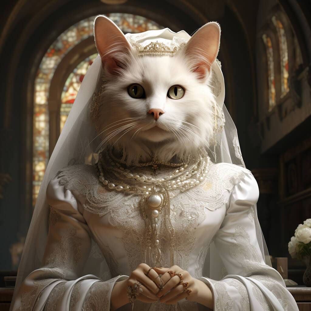 Marriage Art Painting Custom Dog Cat Portraits