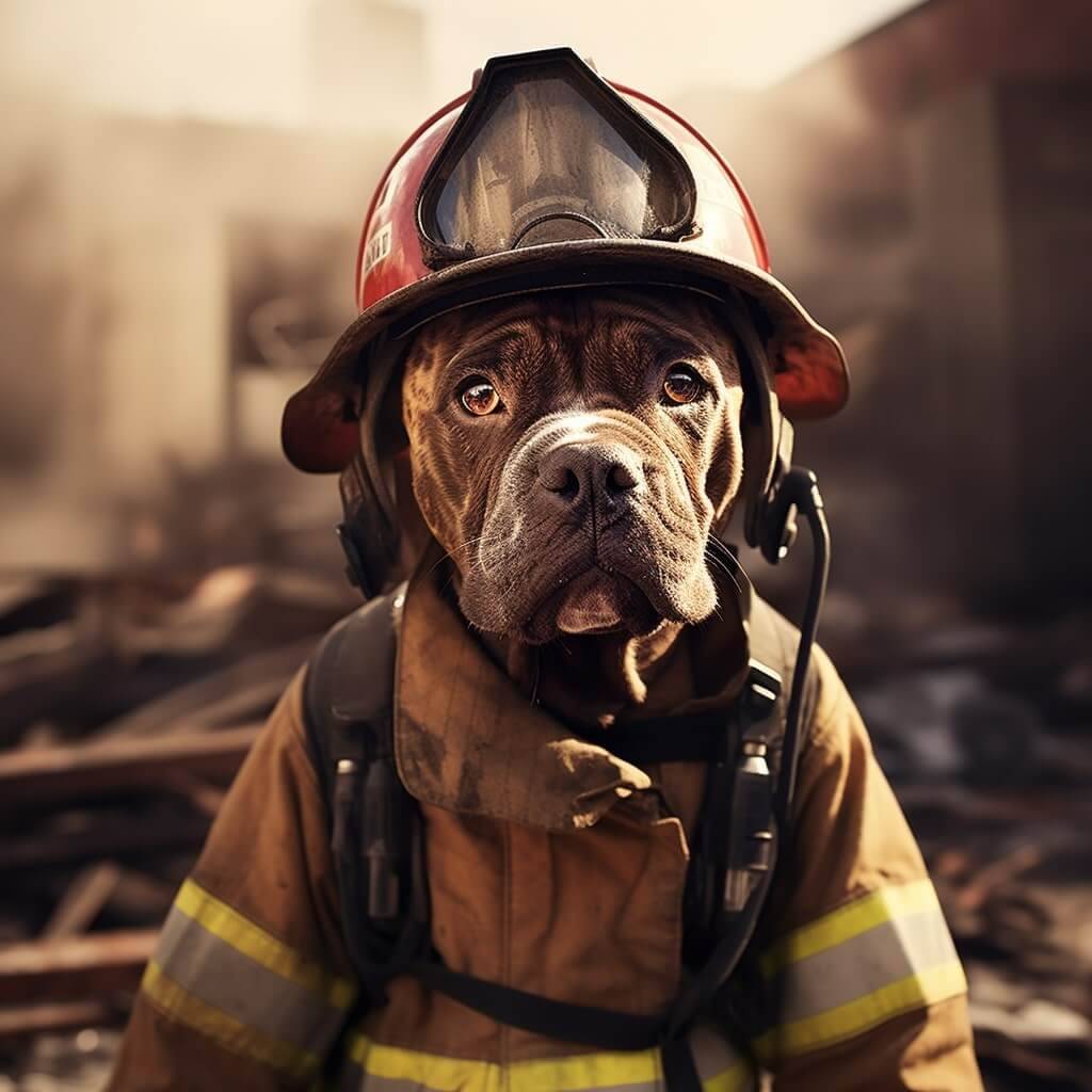 Show Me Pictures of Cute Pets Cute Firefighter-Themed Portraits
