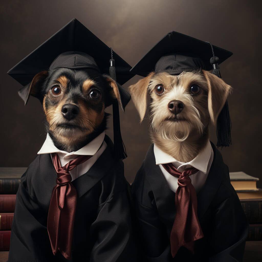 Graduation Painting For Pet Portrait Drawing