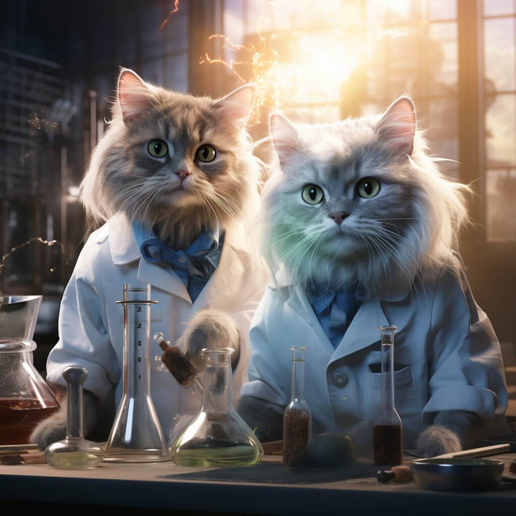 Doctor Professional Pictures Funny Black Cat Painting
