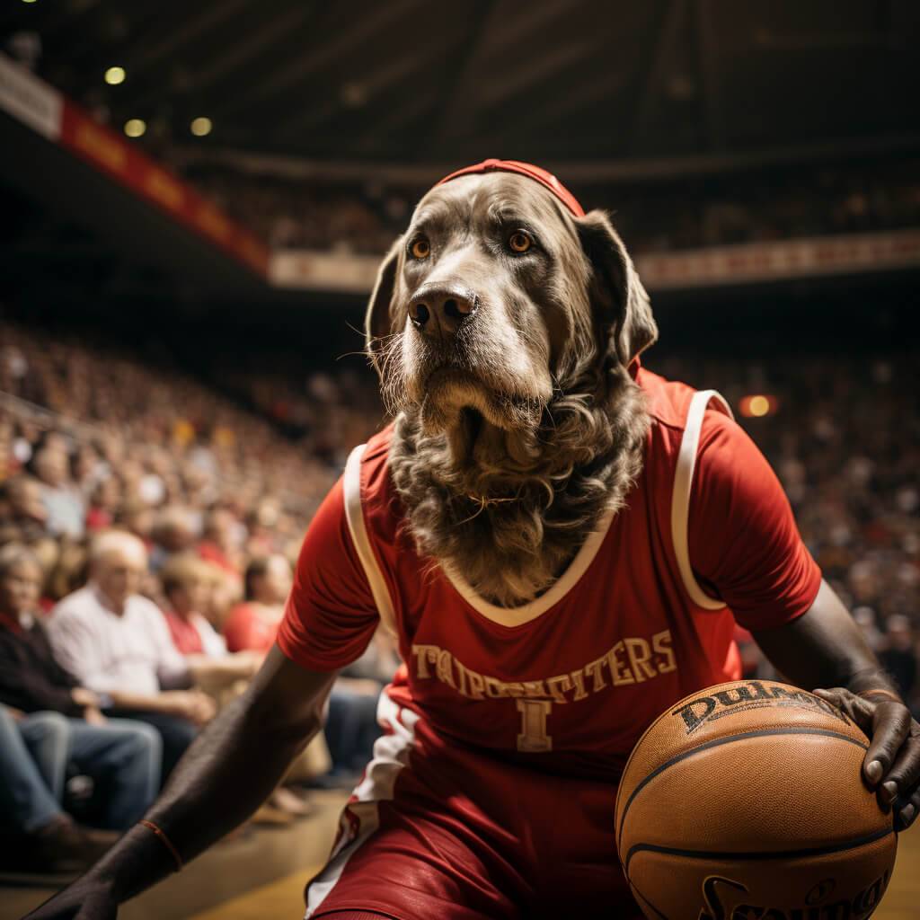 Pop Art Basketball Dog Pictures Images