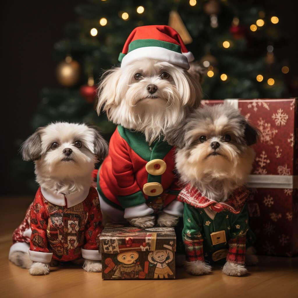 Christmas Canvas To Paint Pet Photos To Paintings