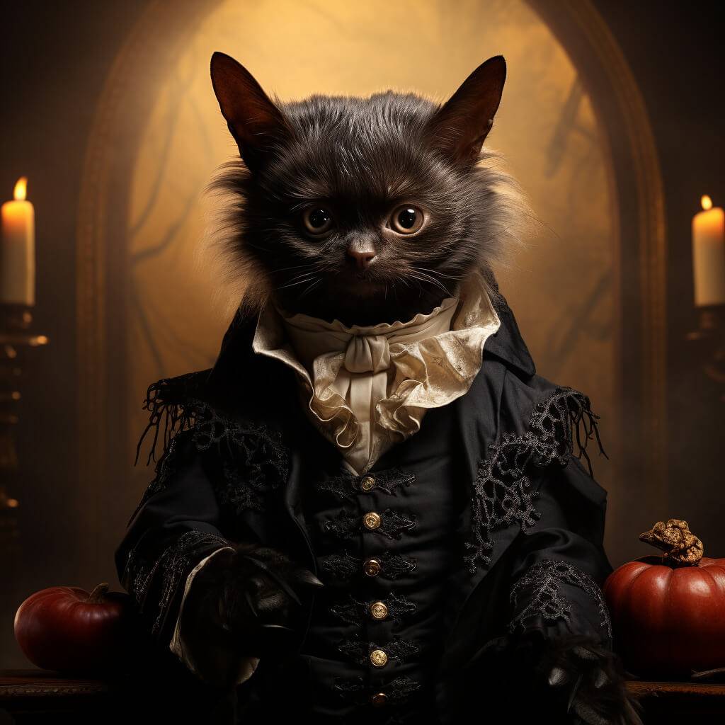 Cool Vampire Pictures Of Pet Portrait Artwork