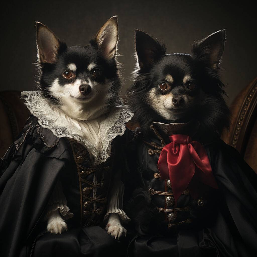 Medieval And Renaissance Art Vampire Portrait Pets