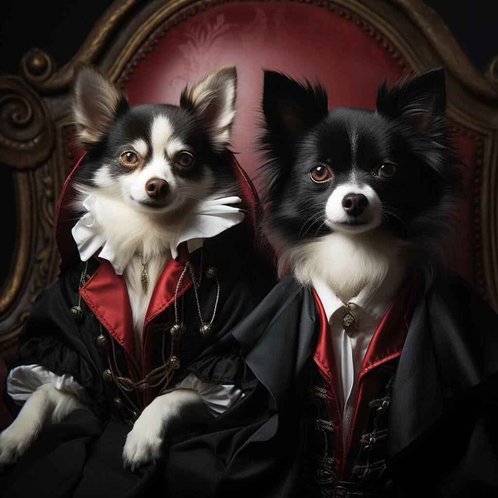 Vampire Pet Portrait Popular Renaissance Art