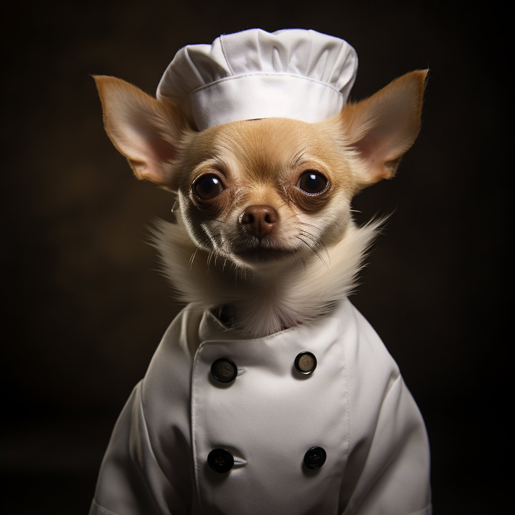 Professional Chef Pictures Cat And Dog Painting