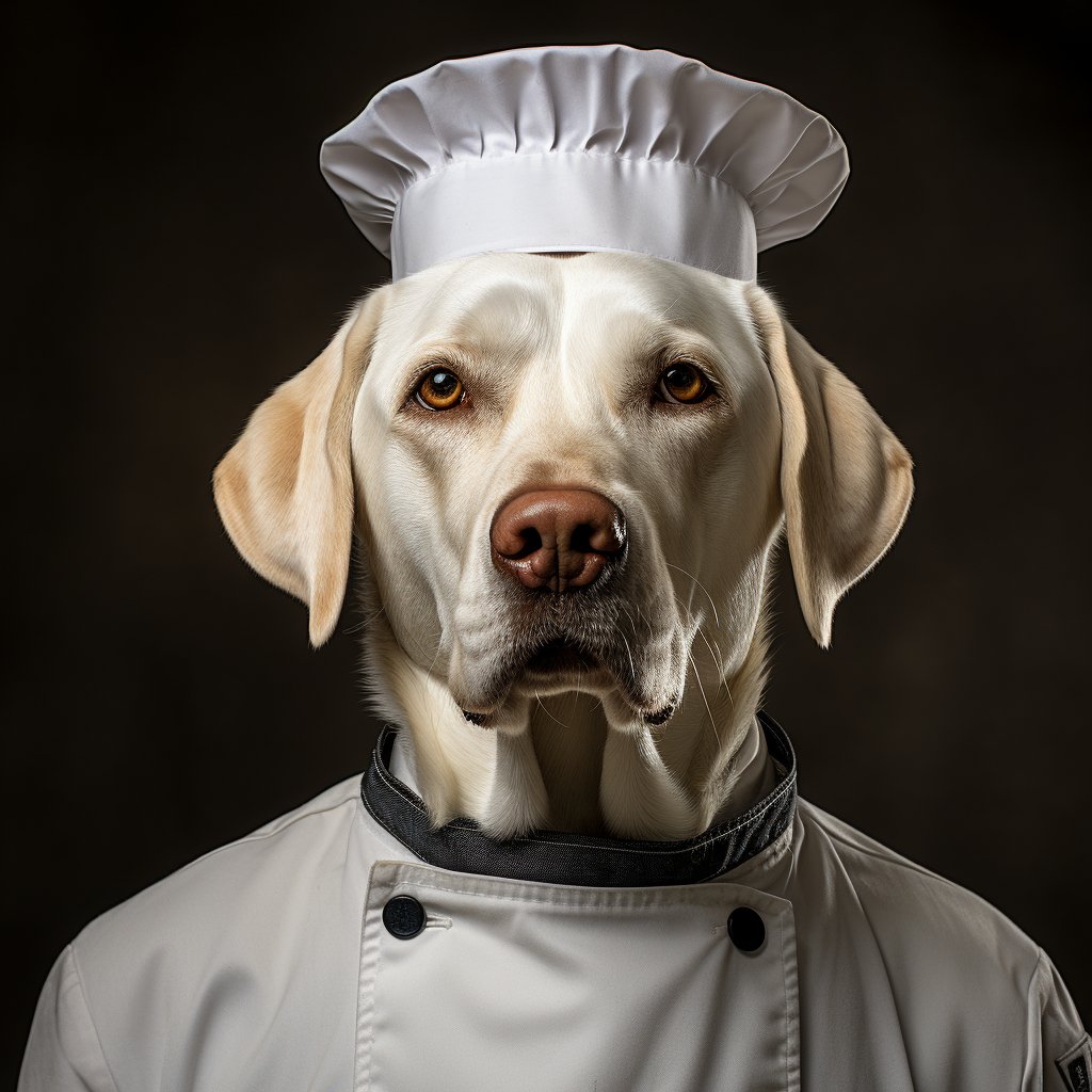 Best Chef Images Head Of A Dog Painting