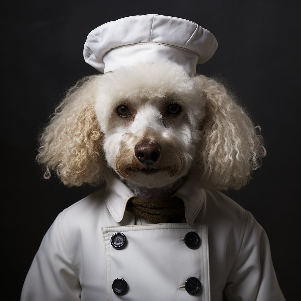 Chef Photo Dog Custom Painting