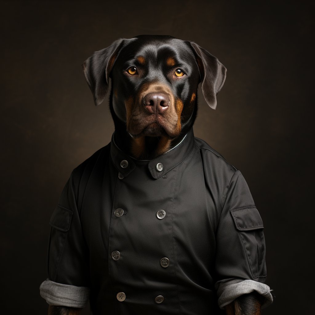 Professional Chef Photos My Dog Painting