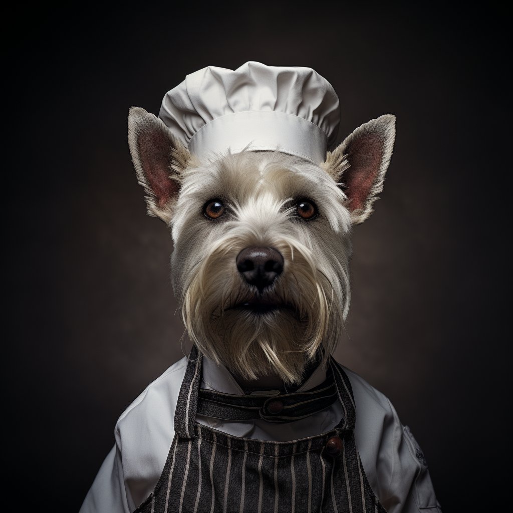 Chef Photo Png Digital Dog Painting