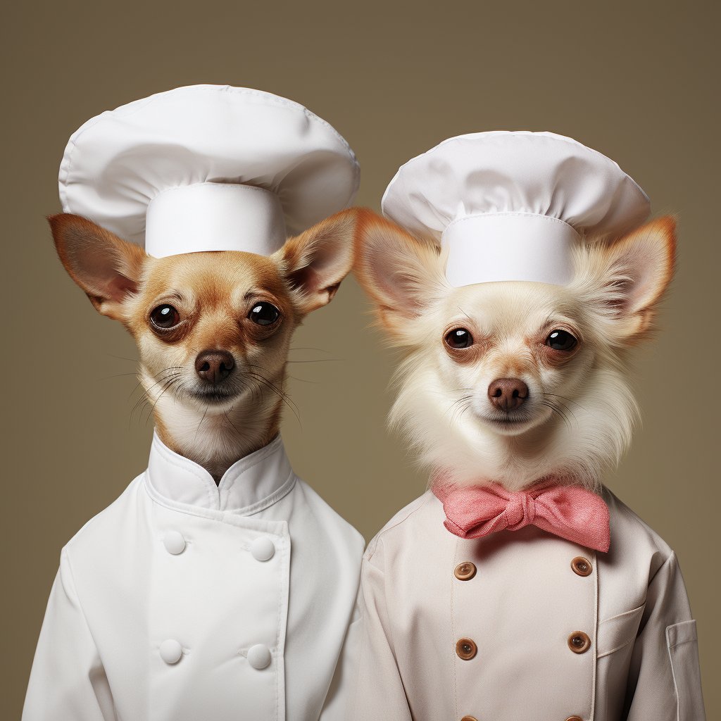 Chef Uniform Photos Custom Paintings Of Your Dog