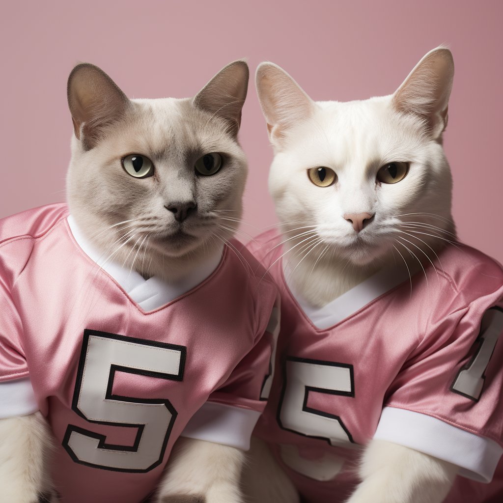 American Football Hooligan Art Cat Expression Portrait Images