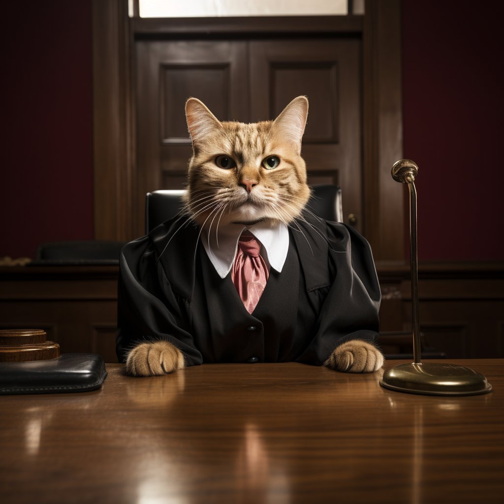 Wise Jurist Photographs Cat Png Portrait Image Download