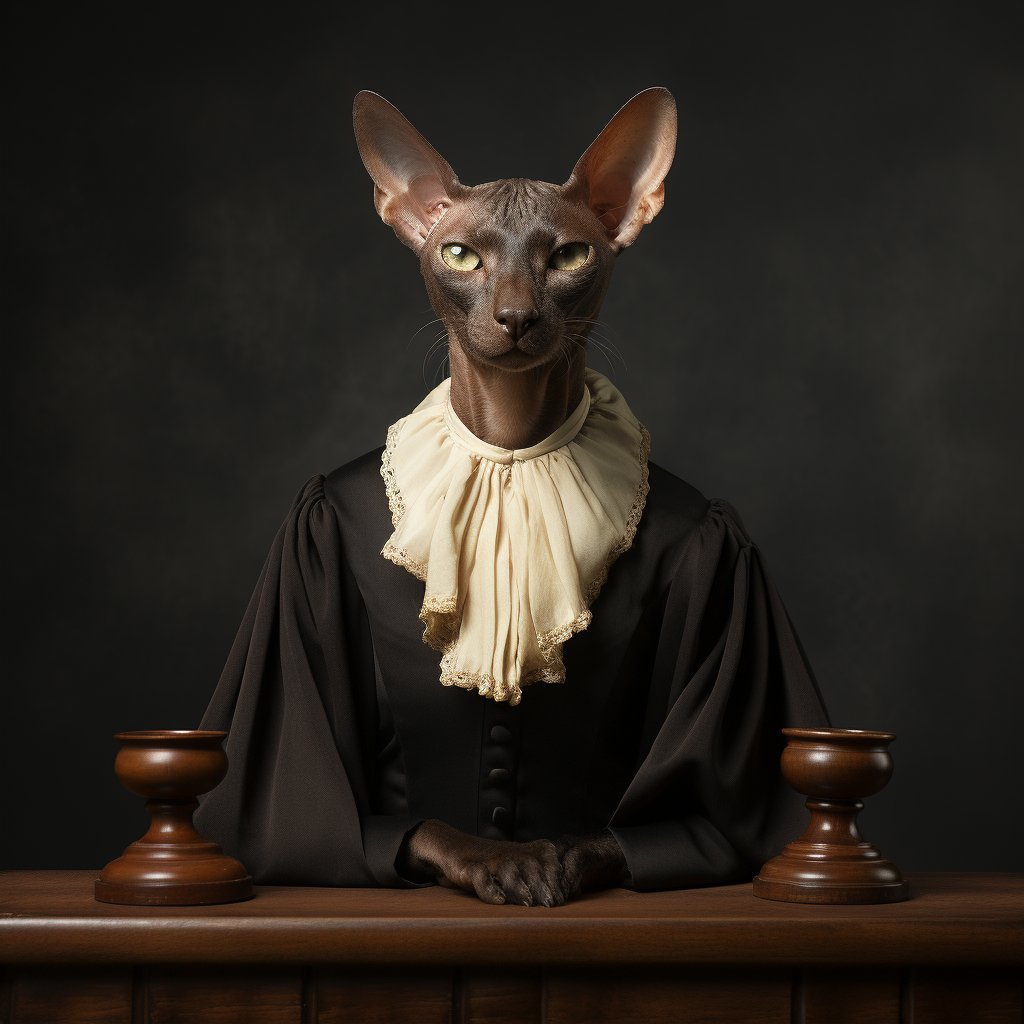 Top Judge'S Portraits Artistic Cat