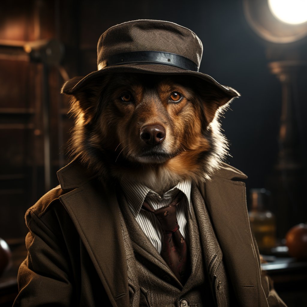 Detectives Images Sweet Dog Canvas Images