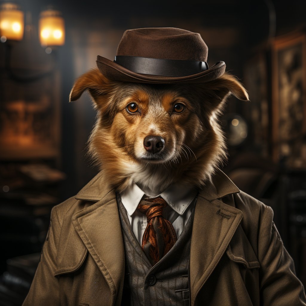 Private Detective Images Cool Dog Canvas Images
