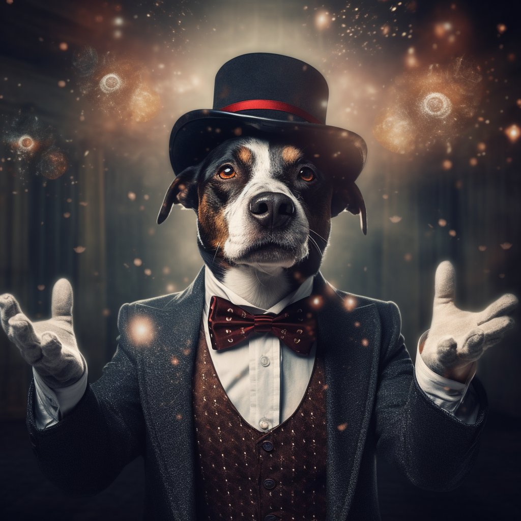 American Magicians Bulldog Artwork Photo