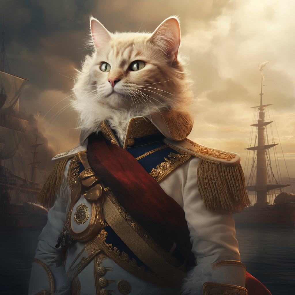 Renowned Admiral Art Photo Of A Dog