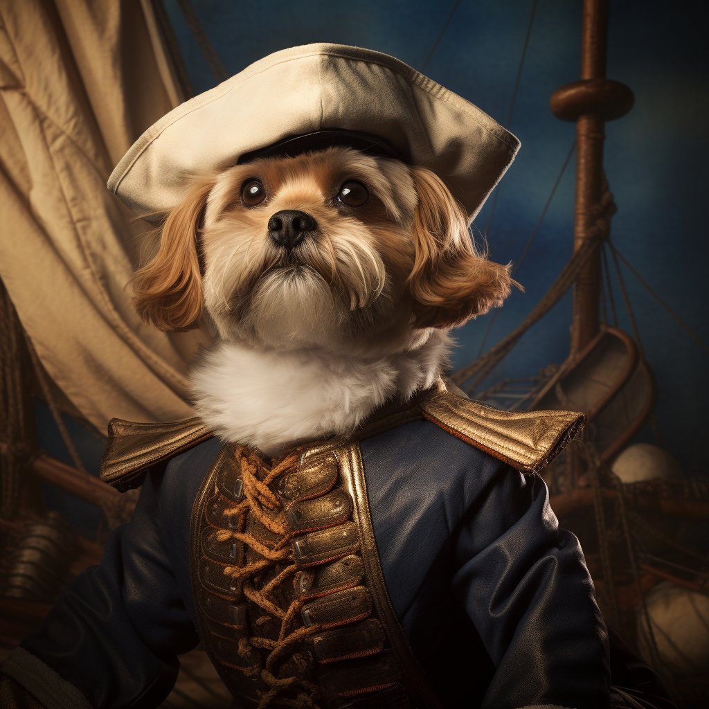 Daring Admiral Art Photo Of Your Dog