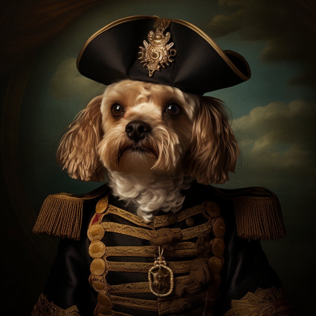 Cautious Admiral Art Photo Bulldog
