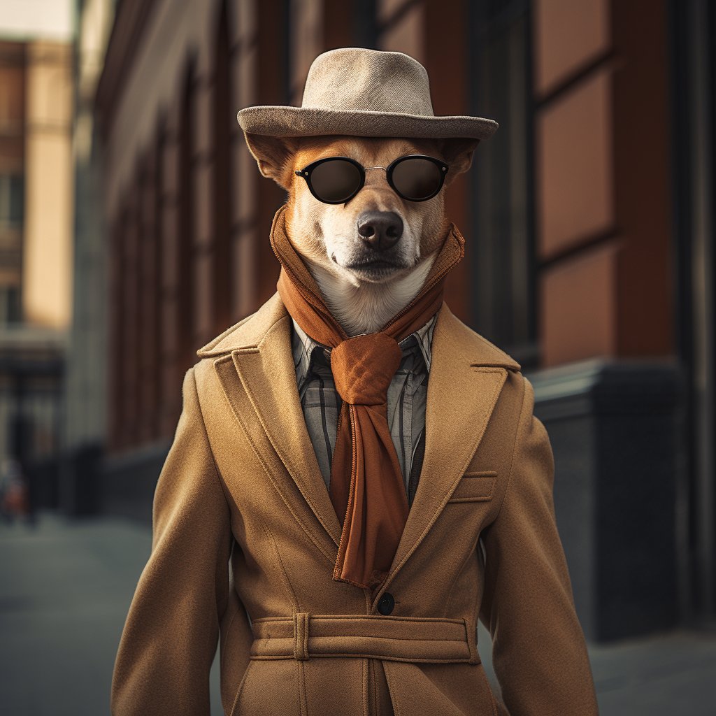 Artwork Picture Of Your Fashion Dog