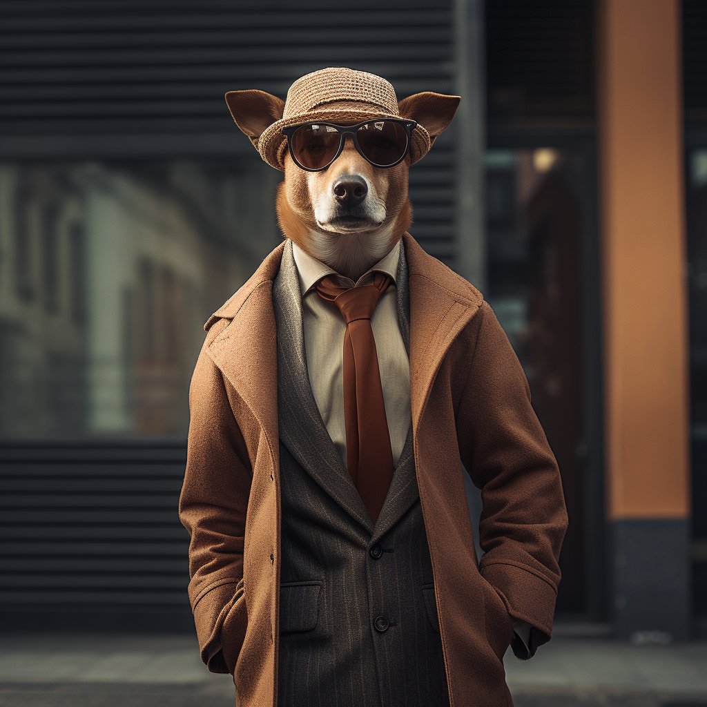 Bulldog Fashion Art Pic