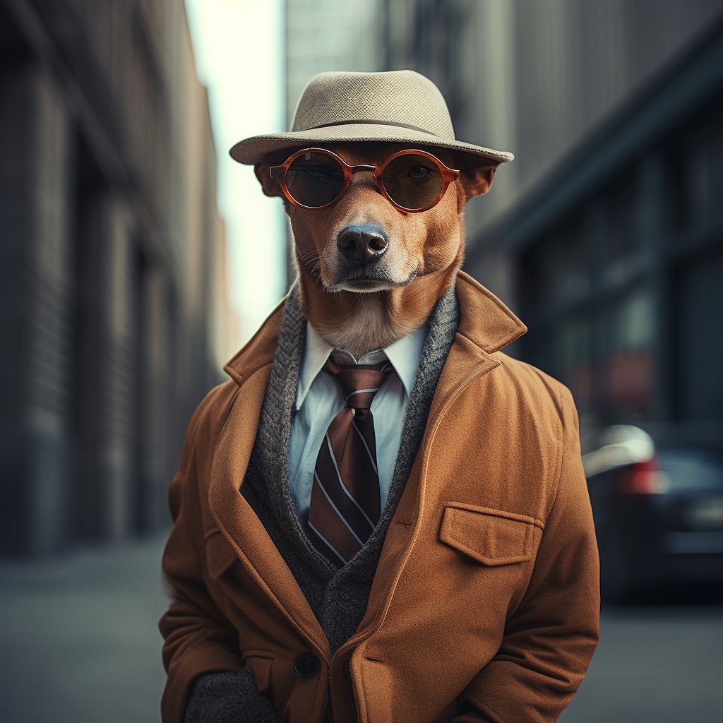 Digital Fashion Art Pic Dog