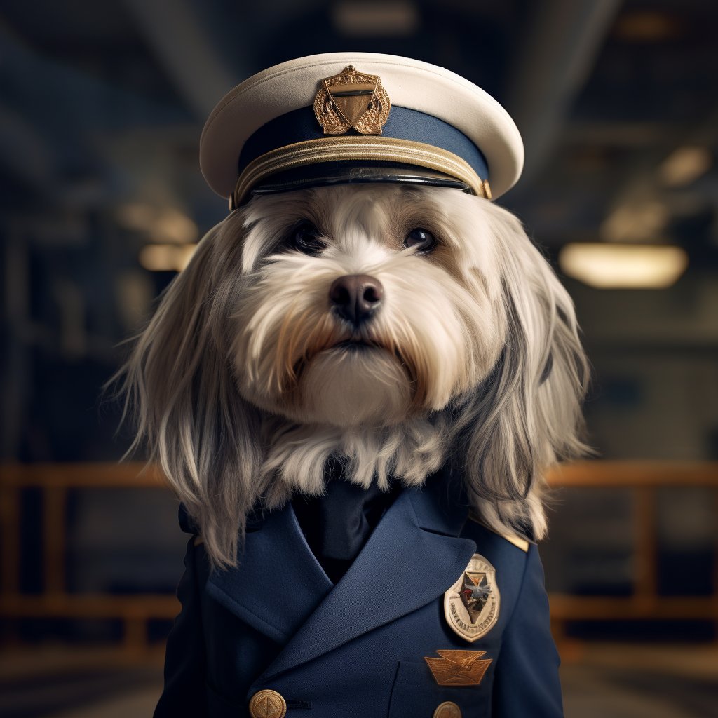 Competent Pilot Sled Dog Art Pic