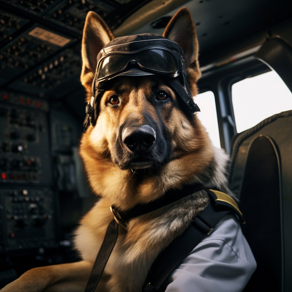 Accomplished Airman French Bulldog Digital Art