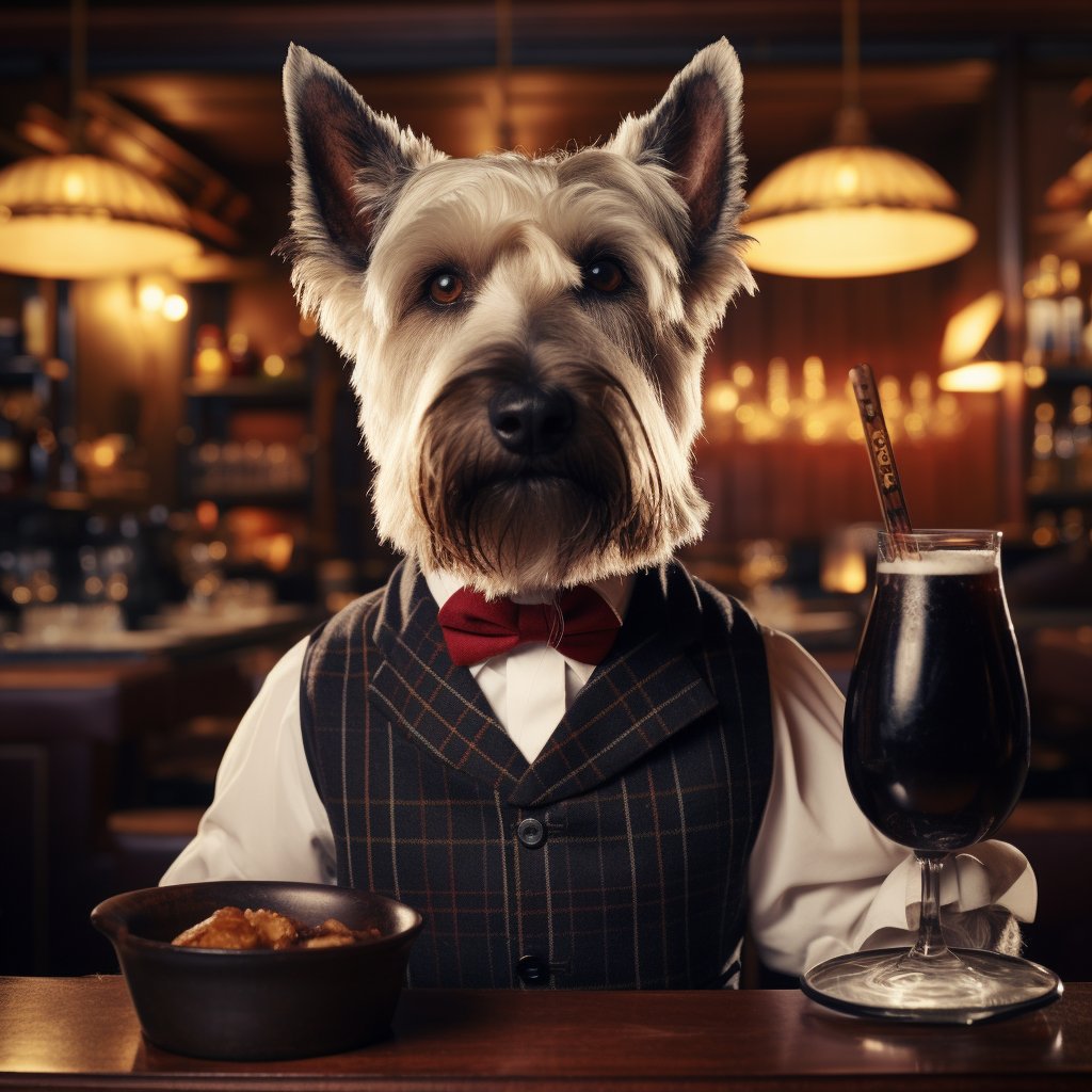 Exceptional Dining Room Staff Dogman Art Photograph