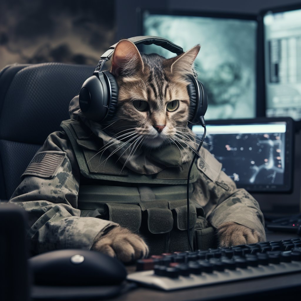 Joint Task Force Intelligence Officer Digital Art By Cats