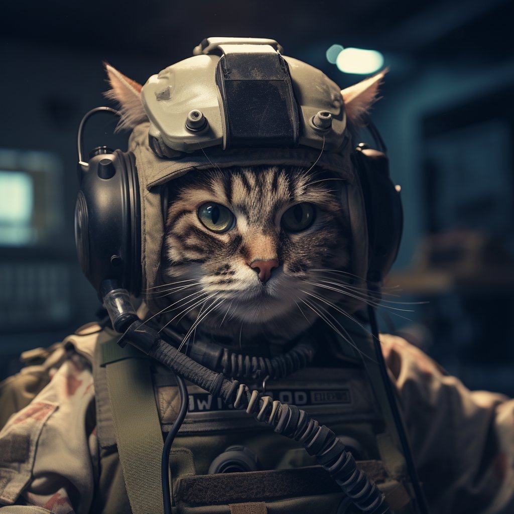 Efficient Signal Operator Cat Art Photograph Painting