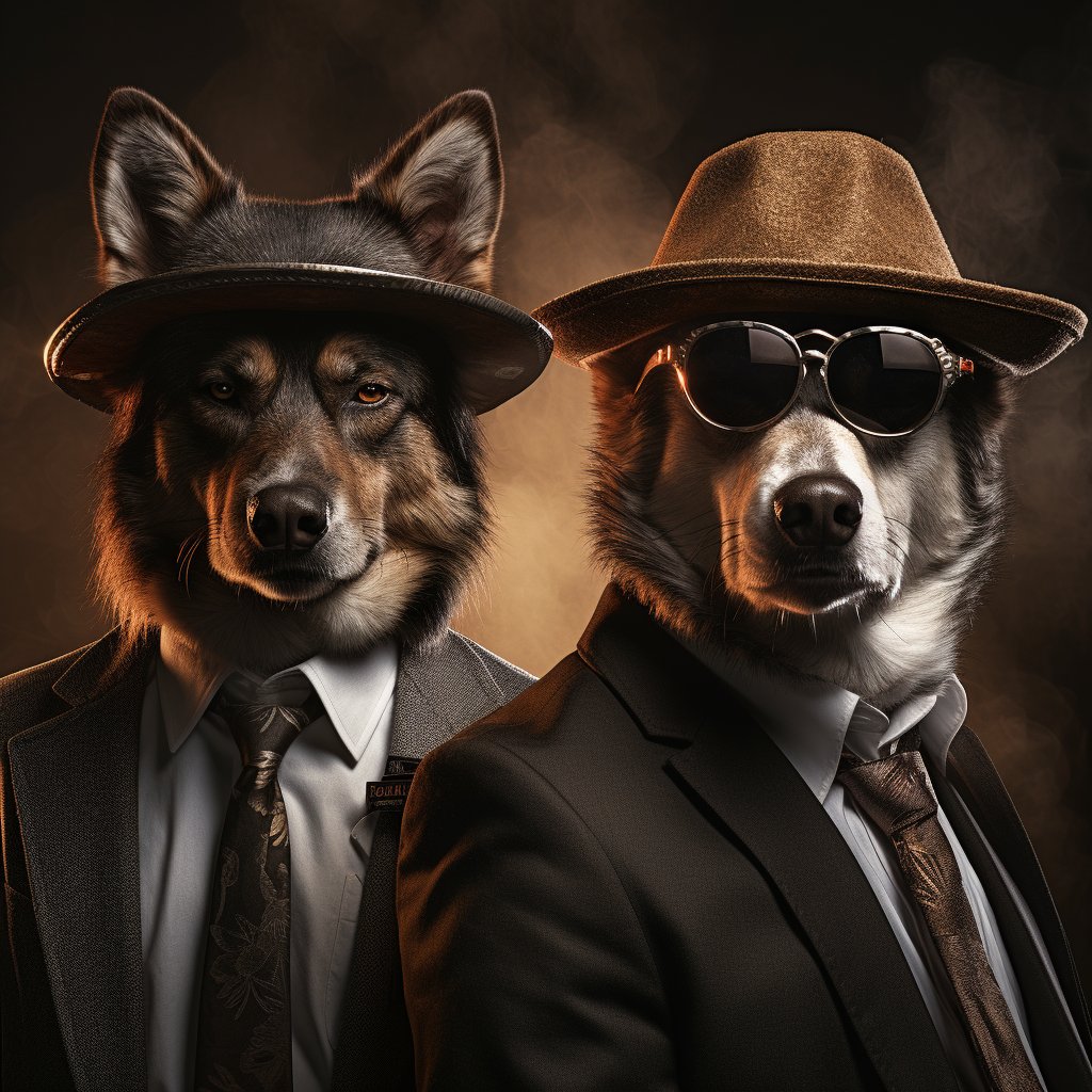 Respected Mafia Boss Pet Creation Art Image