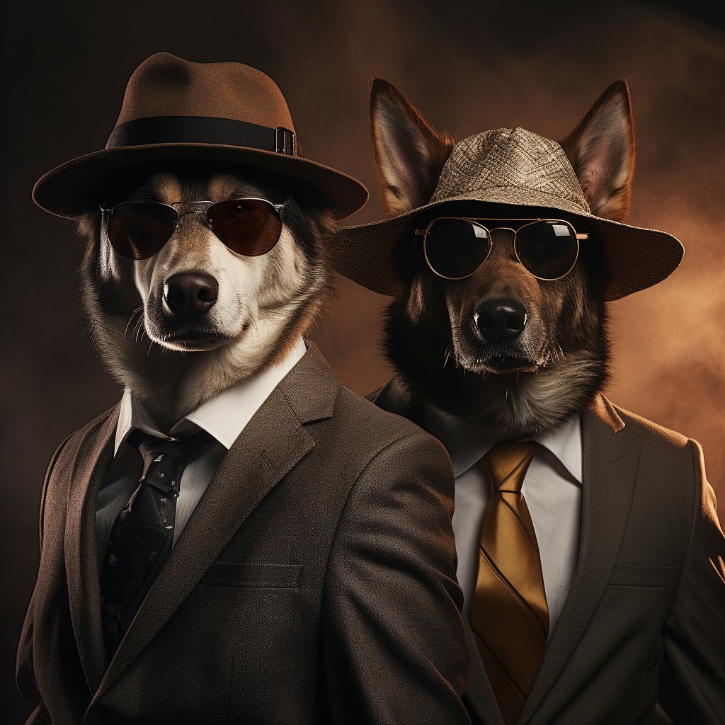 Feared Mafia Boss Pets Creation Art Image