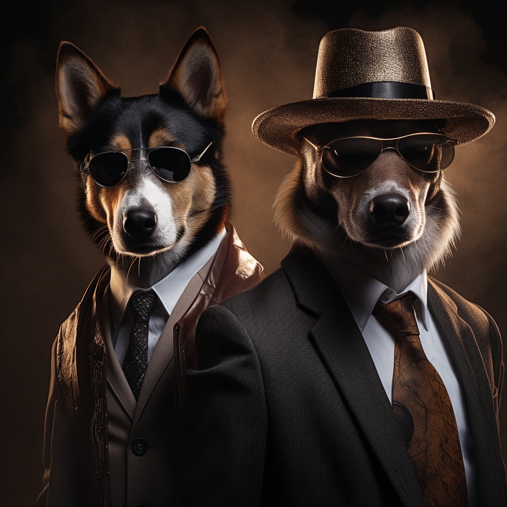 Influential Mafia Boss Pet Photos Into Art Image