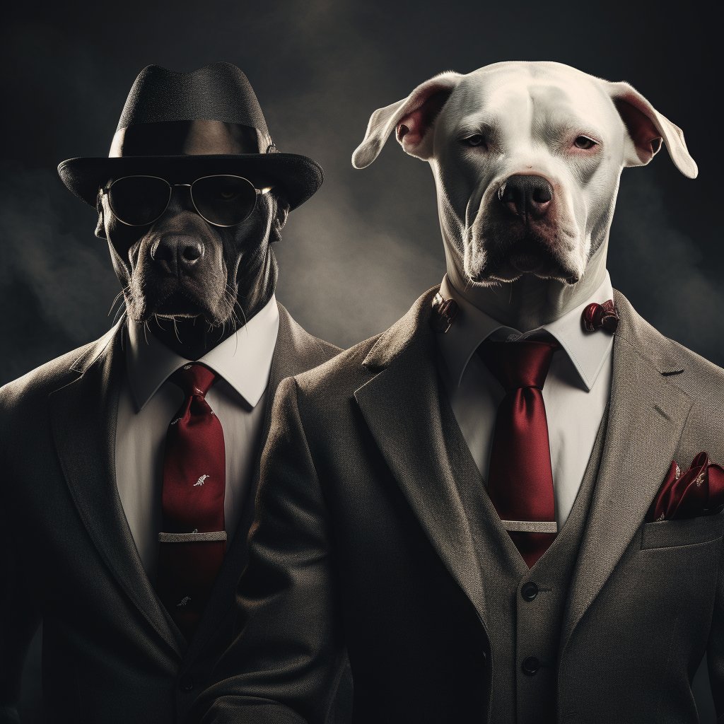 Infamous Mafia Boss Best Pet Canvas Art Image