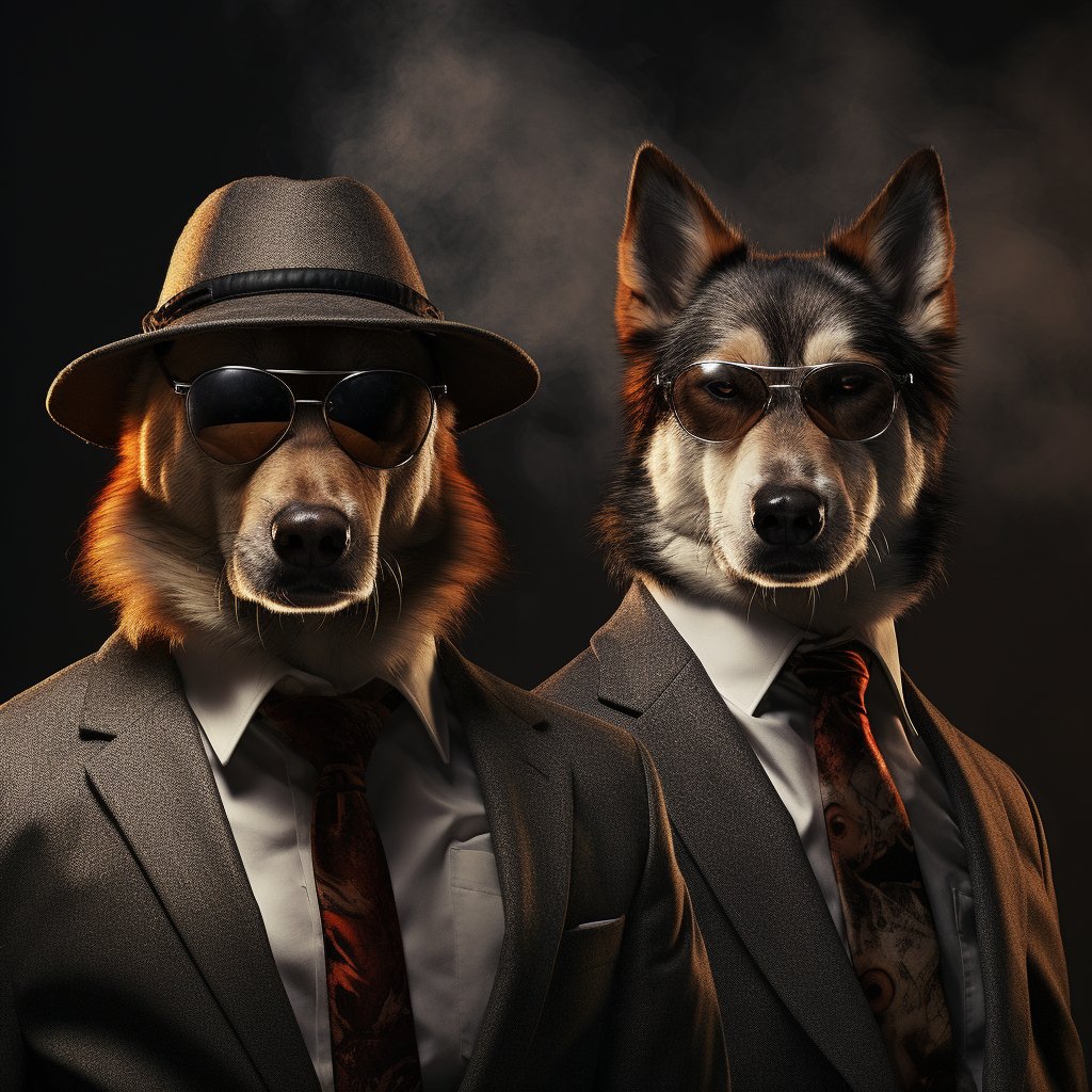Relentless Mafia Boss Custom Pet Wall Art Image