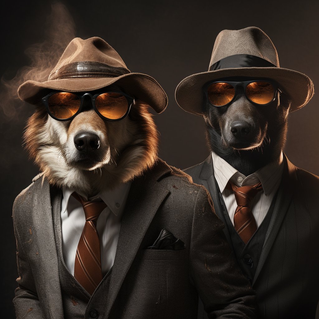 Unscrupulous Mafia Boss Personalized Pet Wall Art Image