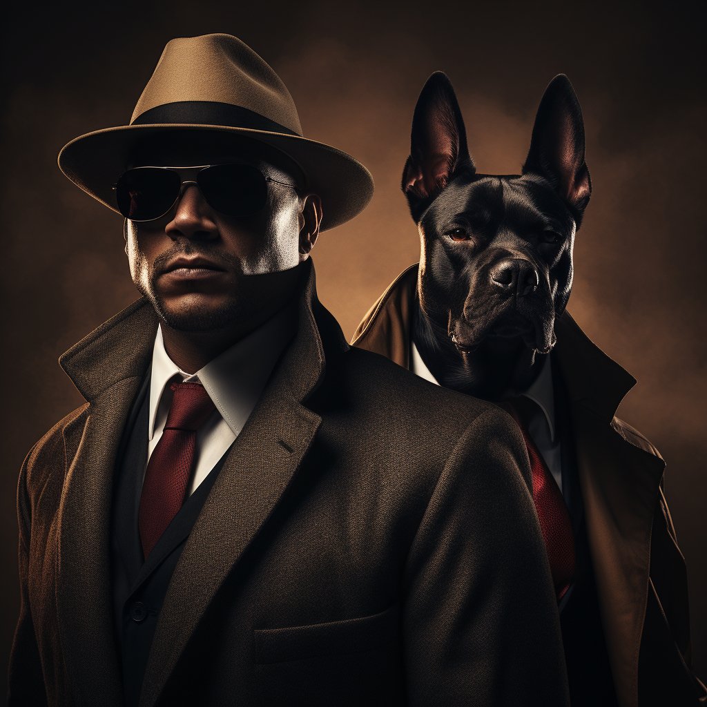 Relentless Mafia Boss Fine Art Photo Pet Portraits
