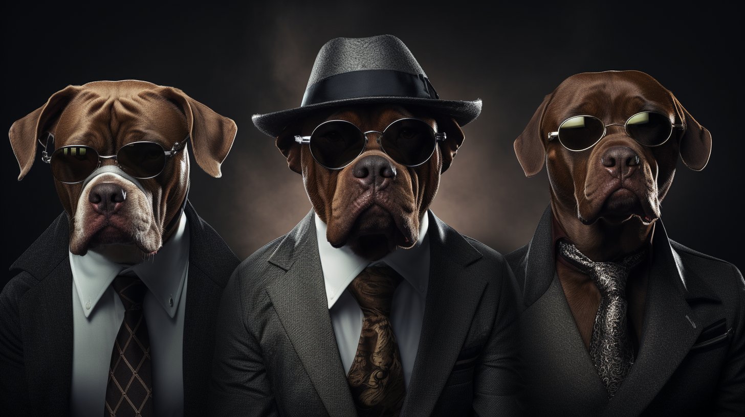 Terrifying Mafia Boss Paint Your Pet By Numbers Pop Art Photo