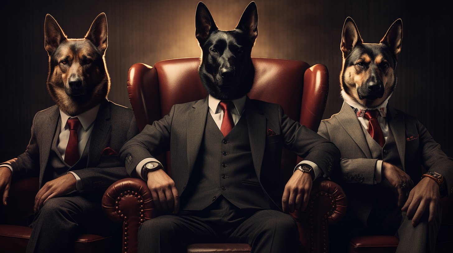 Daring Mafia Boss Art Picture For Pets