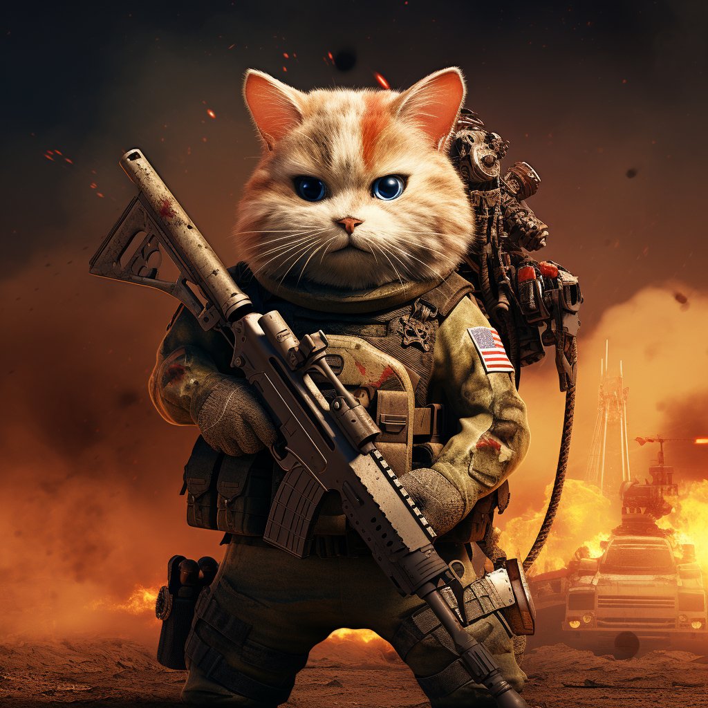 Special Operations Trooper Pet Creation Art Photograph