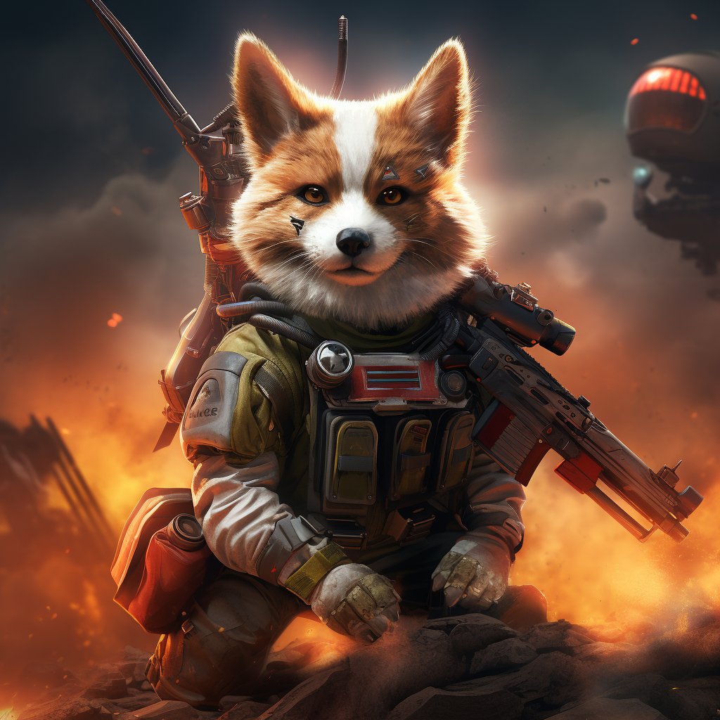Tactical Assault Specialist Personalized Pet Canvas Art Photograph