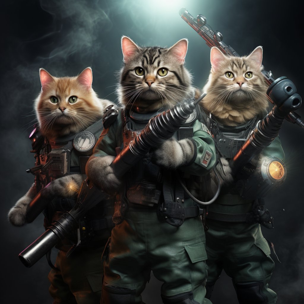 Valiant Warrior Pet Canvas Image Painting
